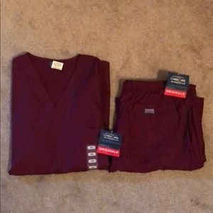 Maroon Cherokee Scrubs (unisex fit)